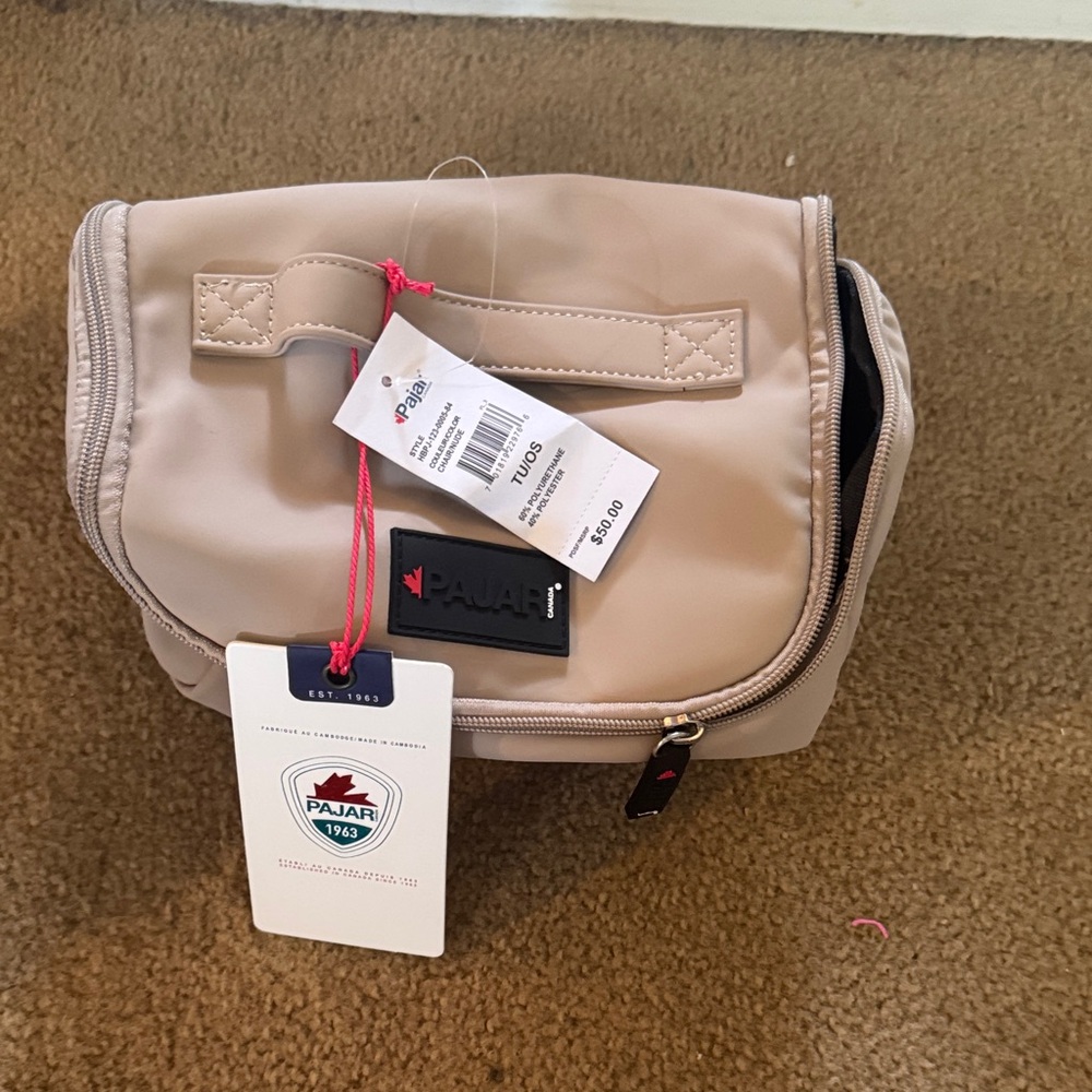 Pajar Beige Crossbody Bag